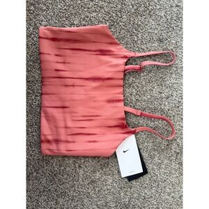 Nike Indy Light Support Training Sports Bra‎ Top Womens Small Pink Tie Dye New